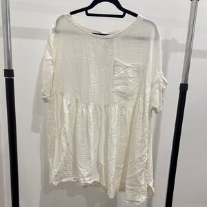 Free People Off White Women's Oversized Top